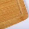 完全な竹のチョッピングブロックキッチン家庭用パンフルーツはチョップボードを掛けることができます