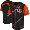 College Baseball Wears College NCAA Custom Oregon State Beavers Stitched College Baseball Jersey 19 A. J. Lattery 20 Victor Quinn Will Frisch Jake Pfennigs Paul My
