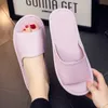 Moda Solid Color Ladies Leather Slippers Summer Summer Feminino FGDS FGDS