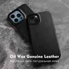 Cell Phone Cases YMW Handmade Genuine Leather Case for iPhone 13 Pro Max 12 mini 11 Luxury Business Retro Oil wax Cowhide Phone Ca5694210
