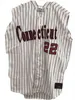 Baseball 2022 NCAA Custom UCONN HUSKIES Baseball Jersey 44 BEN HUBER 45 CURREN LARSON 46 ENZO STEFANONI 47 ERIK STOCK 48 LEO SOCCI 49