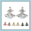 Charm Charm Charmkiki Japon achète des bijoux en diamant Westwood Reina en 4 couleurs, livraison directe 2021, boucles d'oreilles Dayupshop Dhexb238p