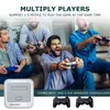 Портативные игровые приставки Retro Super Console X Mini / TV Video Game Console для PSP / PS1 / MD / N64 WiFi HD Out с 90000 игр 2.4G Двойной беспроводной контроллер T220916