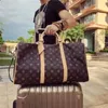 2022 torby marynarskie luksusowa moda mężczyźni kobiety wysokiej jakości torby podróżne na lotnisko projektant marki torebki bagażowe z zamkiem torba sportowa o dużej pojemności rozmiar 54CM