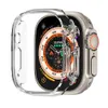 Custodie protettive PC Clear Watch per il nuovo Apple Watch Ultra All-Around Edge iwatch 49mm Cover senza protezione per lo schermo