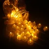 Autres fournitures de fête d'événement 100 pièces/lot boule ronde led ballon lumières mini lampes flash pour lanterne noël décoration de fête de mariage blanc jaune rose 220916