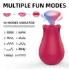 Wiederaufladbare Silikon Rose Bullets Pocket Pussies Klitoris Saugvibrator Sexspielzeug für Frau Saugen Masturbator Weiblicher Klitoris Stimulator