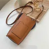 Torebki monety i torebki projektant marki Marka telefonu komórkowego Torba Crossbody dla kobiet PU skórzana torby na jedno ramię 220512