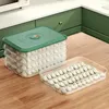 Storage Bottles Useful Large Capacity Eco-friendly Picnic Fruit Food Box For Home Refrigerator Organizer Dumpling