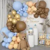 Otros suministros para fiestas de eventos Kit de arco de guirnalda de globos rosas Pegatinas de mariposa Globos de látex de oro rosa para cumpleaños Fiesta de bodas Decoraciones de baby shower 220916