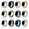 Polsband roestvrijstalen armbandlink Watchband Band Band Smart Wearable Accessories voor Apple Watch Series 2 3 4 5 6 7 8 SE Ultra IWatch 38 40 41 42 44 45 49mm