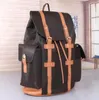 CHRISTOPHER PM Herren TASCHEN RUCKSACK PU-Lederbesatz Textilfutter Riemen Reisegepäck Tragetasche Umhängetasche Umhängetasche kreativ