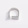 Franse minimalistische ontwerp Open metalen ring Dames Nieuwe high-end forens Street Fashion All-Match sieradenaccessoires