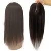 Mono Silk Base Human Hair Toppers 6x6 Monofilament Women Toupee 16inches Remy Hairpieces for Women 6x6inch Straight