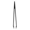 Professional Hand Tool Sets 5 Pcs Manual Black Plastic Flat Tip Anti-static Tweezer 12cm Long