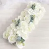 Fleurs décoratives 3pcs en plastique rangée de fleurs courbé sous-rack fournitures de mariage base murale support arches fête anniversaire el décoration de fond