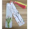 Outils d'artisanat 100pcs / lot Sublimation Signet en métal vierge pour transfert d'impression par sublimation de colorant DIY