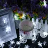 Strings 3.5M 20Leds 220V Snowflake Light String Led Fairy Xmas Party Home Garden Wedding Garland Tree Decorations