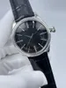 Heren nieuwe Cellini M50505-0020 heren automatisch uurwerk horloge 39 mm goud SS2813 fijne stalen kast koeienleer band horloge