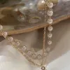 Strand Net Promi Retro Einfache Doppelschicht Perle Armband Weibliche Nische Design Kalten Port Stil Modische