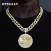 Hip Hop laatste avondmaal hangschakeling ketting heren sieraden iced cuban link mode mannen cadeau sieradenketen 210929236p