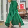 2024 Fashion New Tkirts Skirt Womens 2022 Belt Lace Wrap Hip Hip High Weist Slim Multicolor Sexy غير منتظم نصف طول