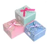 Confezioni regalo 12 pezzi Scatole di caramelle Pieghevoli Decorativi con piccoli motivi floreali Confezione Borse con papillon per matrimoni
