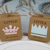 Geschenkwikkeling Kraft Paper Candy Boxes met Twine Bow Set van 50 Baby Shower Packaging Box voor gasten verjaardagsfeestje jongen meisje