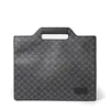 New Luxury Brand Designer Plaid Leather Brethercase Bag Office Laptop Bolsa Zipper Ipad