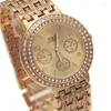 Wristwatches 2022 Top G&D Women Watches Quartz Wristwatch Stainless Steel Crytal Lady's Bracelet Love