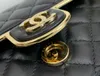 10Aオリジナル品質の女性チェーンディナーフラップバッグ13cm豪華な商品デザイナーバッグレザークロスボディバッグファッションショルダーバッグレディクラッチ財布
