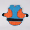 Vêtements pour chiens vêtements d'hiver pour animaux de compagnie veste réversible imperméable pour petits chiens de grande taille manteaux chauds matelassés en coton léger