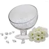 Dekorativa figurer 100st/Lot Crystal Ice Rock Stones Clear Acrylic Diamond Vase Gems Oregelbundet br￶llopsfestdekor Konfettitabellspridning