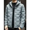 남성용 재킷 2022 겨울 면화 코트 남자 재킷 캐주얼 두꺼운 따뜻한 고급 방풍 의류 트렌드 올 매치