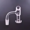 Beracky Full Weld Accessoires pour fumeurs Terp Slurper Quartz Banger avec jeu de billes à vis en marbre 10mm 14mm 18mm Mâle Femelle Sans Soudure Bord biseauté Clous pour Bongs