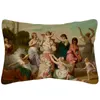 Pillow European Oil Paintings The Birth Of Beauty Allegory Spring Portraits Cover Decorative Pillows For Sofa