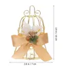 Gift Wrap 2 Pcs Bird Cage Candy Boxes Gifts Packaging Containers Hollow Chocolate