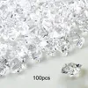 Figurines décoratives 100 pcs/lot cristal glace pierres de roche clair acrylique diamant Vase gemmes irrégulière fête de mariage décor confettis Table dispersion