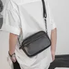 Echtes Leder kleiner Platz für Männer Business Bag Schulter Crossbody Telefon Beutel Clutch Männliche Mini -Messenger -Tasche