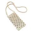 Evening Bags Beach Mobile Phone Bag Summer Mini Crossbody Vintage Female Handmade Straw Tassel Girls Small Shoulder 1PC