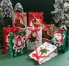 منزل عيد الميلاد ديكورات عيد الميلاد حقيبة هدايا الهالوين حلوى الأكياس عيد ميلاد حزمة القوس الثلج الأكياس هدايا الهدايا DE767