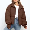 Frauen Trenchcoats Frauen Winter Warme Parkas Casual Einfarbig Reißverschluss Verdicken Daunenjacken Mantel Damen Mit Kapuze Oberbekleidung 2022 Veste Femme