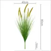 Decorative Flowers 80cm Artificial Pampas Grass Natural Reed Dried Bouquet Plants Wedding Party Garden Home Room Decoration Accessories