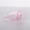 Ultime colorate rosa viola Pyrex tubi di vetro spesso filtro gorgogliatore cuore portatile erba secca tabacco preroll rotolamento sigaretta portasigari pipa ad acqua amore fumo