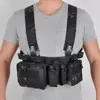 Giacche da caccia Army Molle Chest Rig Vest Tactical Military Duty Outdoor Paintball Combat Camouflage Bag Accessori