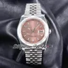 ARF V3 36 126234 SH3135 Automatic Usisex Watch Mens Womens Ladies Failed Bezel Pink Stick Dial 904L Jubileesteel Bracele