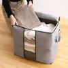 Storage Bags Home Large Foldable Quilt Organizer Box Waterproof Clothes Sorting Blanket Under Bed Moisture-proof