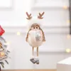 Pendentif arbre de noël en peluche, décorations de noël, breloque étoile ange, poupée mignonne pour enfants, cadeau pour fille, nouvelle collection 2022