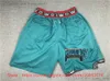 Nouveau Basketball CadeCunningham JadenIvey Shorts Rétro Classique JustDon Avec Poche Hip Pop Pantalon Zipper Pantalon De Survêtement KillianHayes Court Bleu Blanc Vert