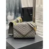 Top 7A Envelope Medium 20 Colors bag Woman Shoulder Bag in Supple Matelasse Y Quilted A Mix Of Vertical Chevron And CARRE-QUILTED With Original Box Dustbag